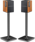 Perlegear Universal Speaker Stands for Surround Sound up to 22lbs - 28 Inch Bookshelf Speaker Stands for Bose, Polk, JBL, KEF, Klipsch & Others, Floor Speaker Stand with Cable Management 1Pair- PGSS6
