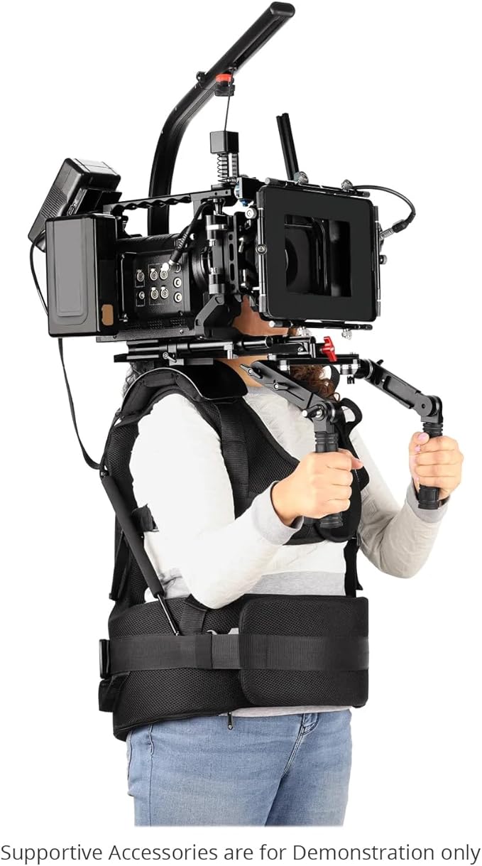 FLYCAM Starter Female Flowline-01 Body Support Rig for Camera & Gimbals (X-Large/XX-Large). 180° Top Bar Rotation & 3-7.5kg / 6-16lb Payload