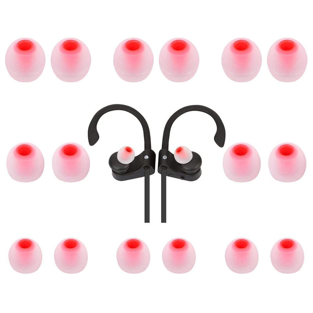 TSZYYM Earbud Tips Ear Bud Tips Soft Anti Slip Washable and Reusable Silicone Replacement Earbud Tips Fit Most in-Ear Earbuds(Inner Hole 3.8mm -5.1mm) 18pcs S M L