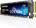 KOOTION 2TB NVMe Internal SSD PCIe 4.0, M.2 2280 NVMe Gen 4 Internal Solid State Drive Up to 5000MB/s, Storage Memory for PC