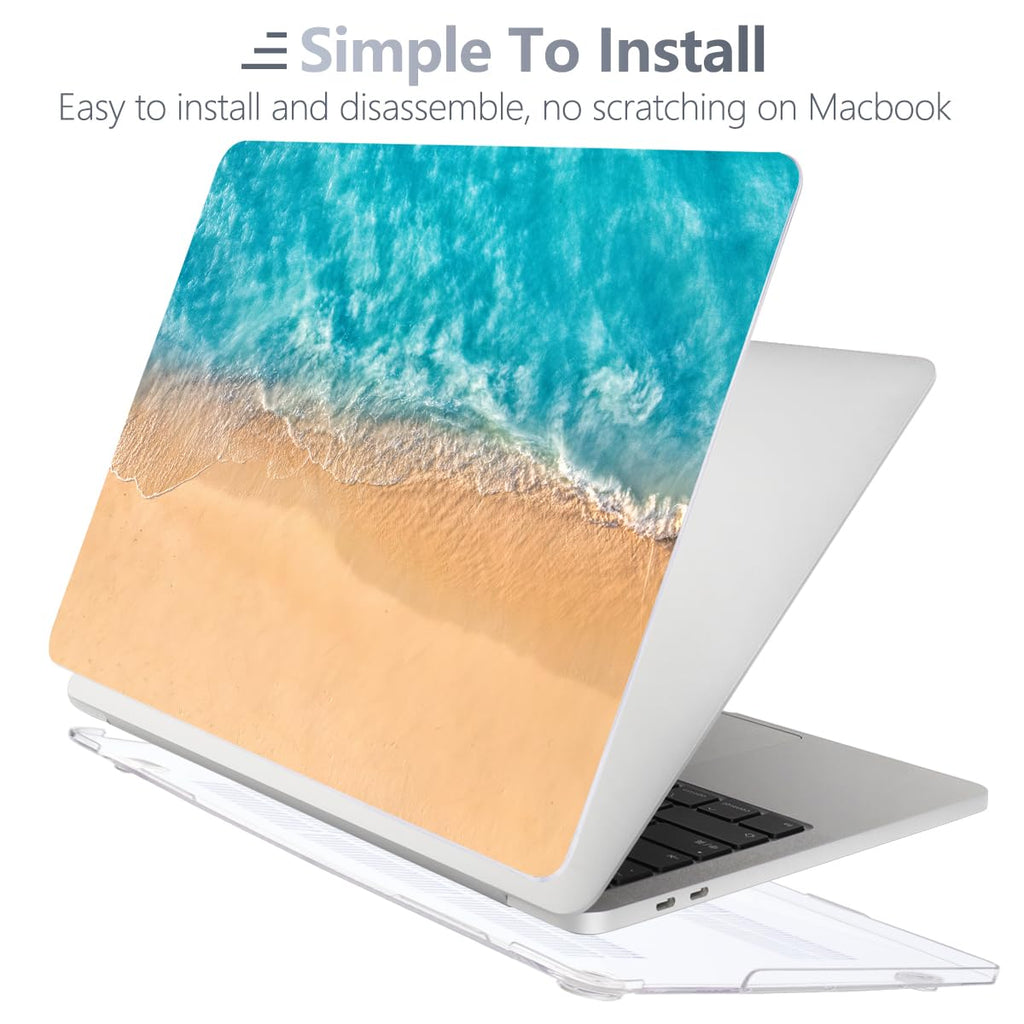 Batianda AstroGrid Case for MacBook Air 13 inch 2018-2020, Beach