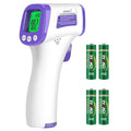 WWDOLL Thermometer for Adults Forehead Infrared Thermometer No Contact - High Caliber Sensor Digital Thermometer with LCD Display for Medical Offices, Hospitals - 4 Batteries Include