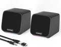 Computer Speakers,Computer Speakers for Desktop PC,Desktop Speakers,Small Computer Speakers USB Powered 3.5mm Aux Speaker for PC,Laptop,Tablet,Phone