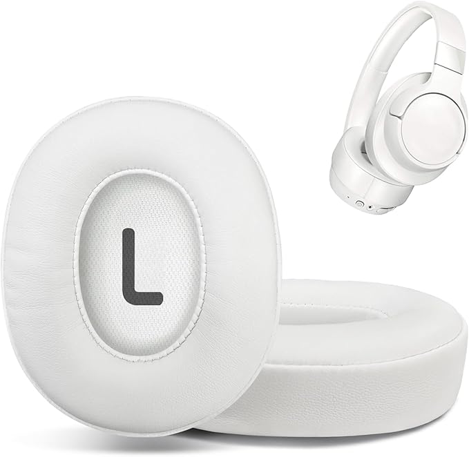 Replacement Ear Pads for JBL Tune 700(700BT)/710(710BT)/720(720BT)/750(750BT,750BTNC)/760(760NC)/770(770NC) Headphones, Headset Ear Cushions, Headset Earpads, Ear Cups Cover-White
