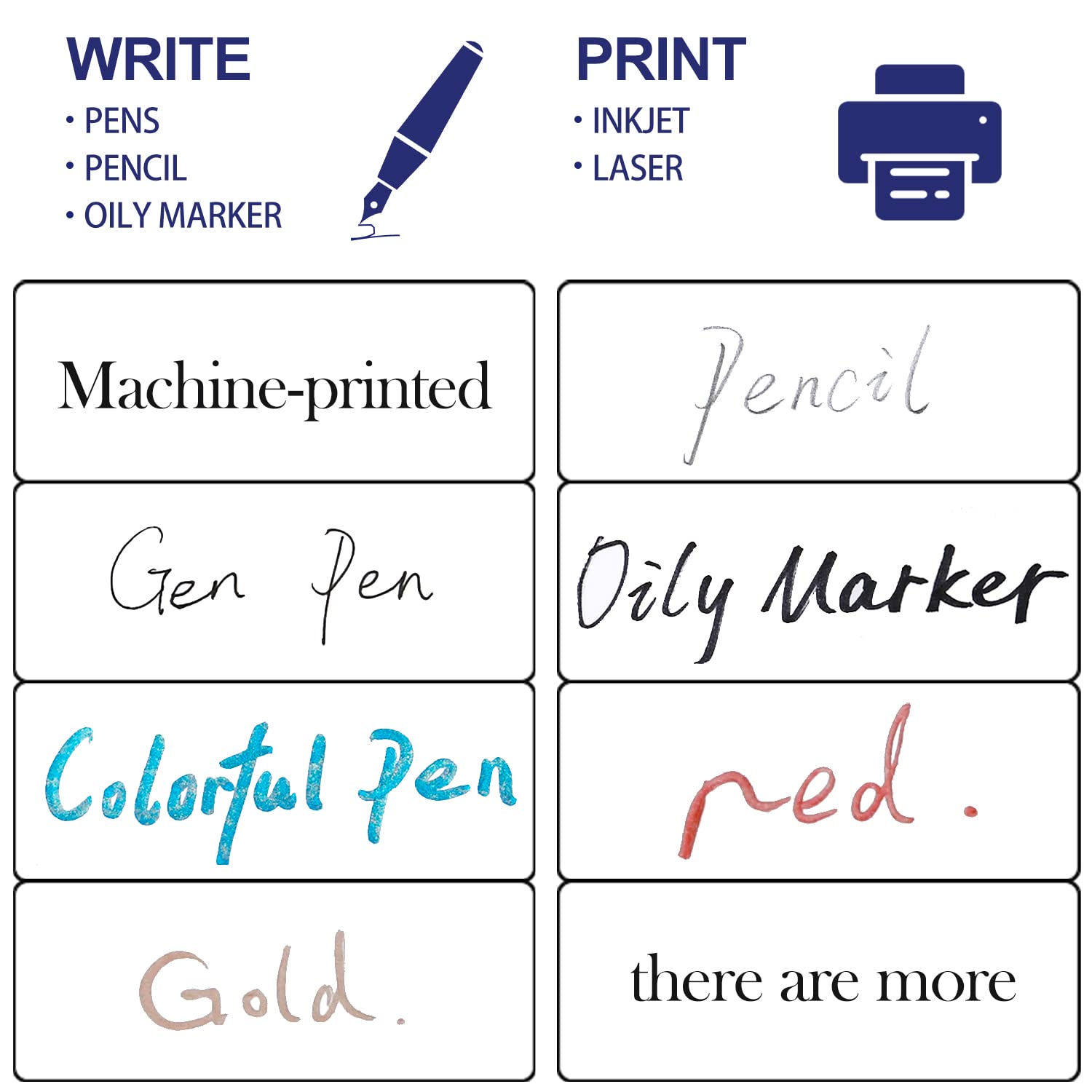 1" x 2-5/8" Address Labels 3000 Labels Sticker Paper for Laser/Ink Jet Printer mailing Labels 8.5"×11" White 30 per Sheet