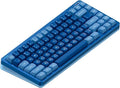 nuphy Halo75 V2 Mechancial Gaming Kyeboard,75% Wireless Hot Swappable Bluetooth Keyboard,83 Kyes RGB Backlit Keyboard,Support Bluetooth/2.4GHz/USB-C (Blue, Lemon (55gf))