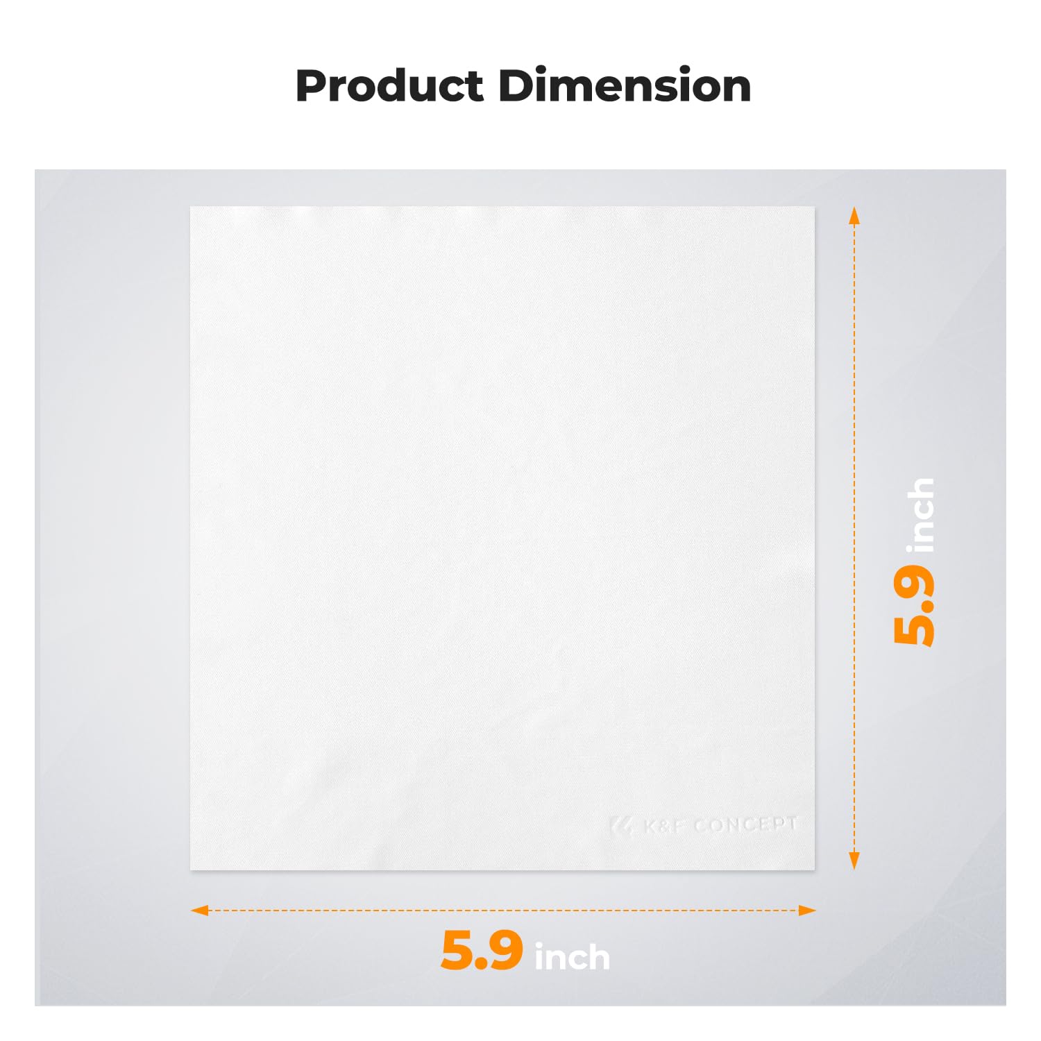 K&F CONCEPT Vacuum Packaging Microfiber Cleaning Cloths X20,for Glasses