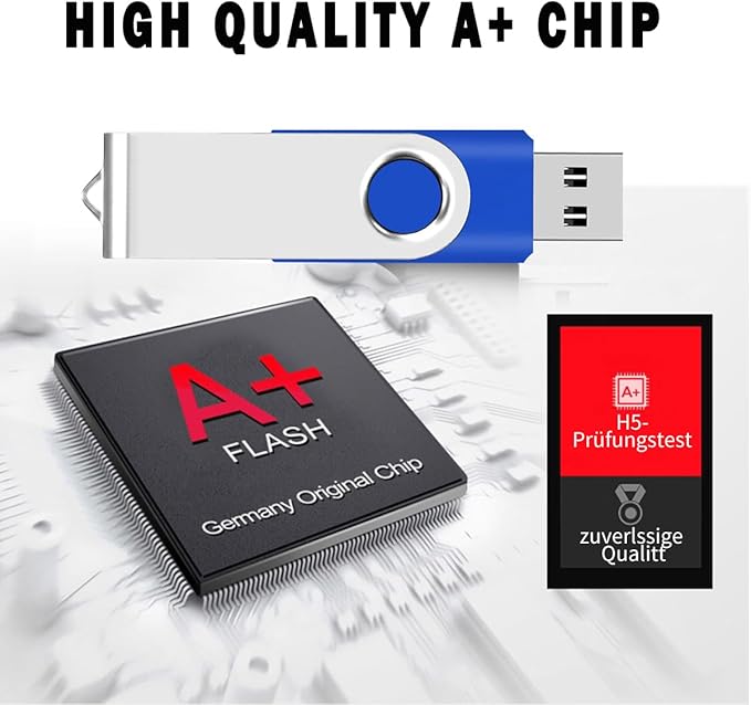 2GB Bulk Flash Drives 50 Pack EASTBULL USB 2.0 Metal Flash Drives Bulk Swivel USB Drives Bulk Thumb Drives Pack (2GB)