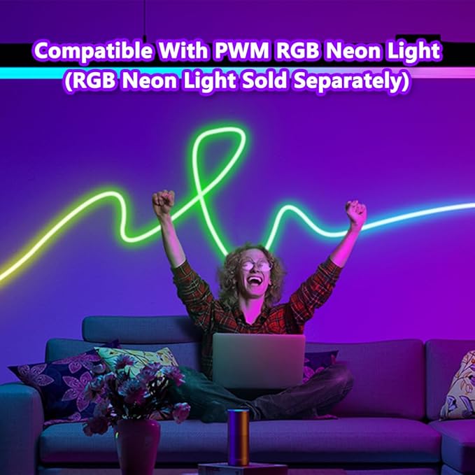 BTF-LIGHTING 5050SMD FCOB COB RGB RF Remote RC03RFB &3PCS C03RF LED Tuya LED Controller Kit 4 Zones RF 2.4GHz Wireless Remote Group Control PWM RGB (+ R G B) 4pin LED Strip DC5V DC12V DC24V