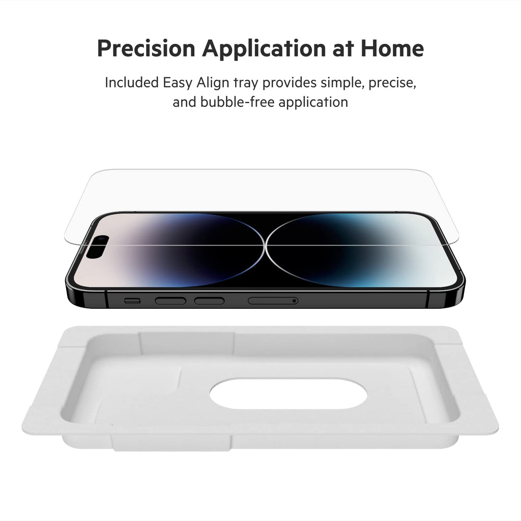 Belkin Tempered Glass 9H Scratch-Resistant Screen Protector iPhone 14 Pro