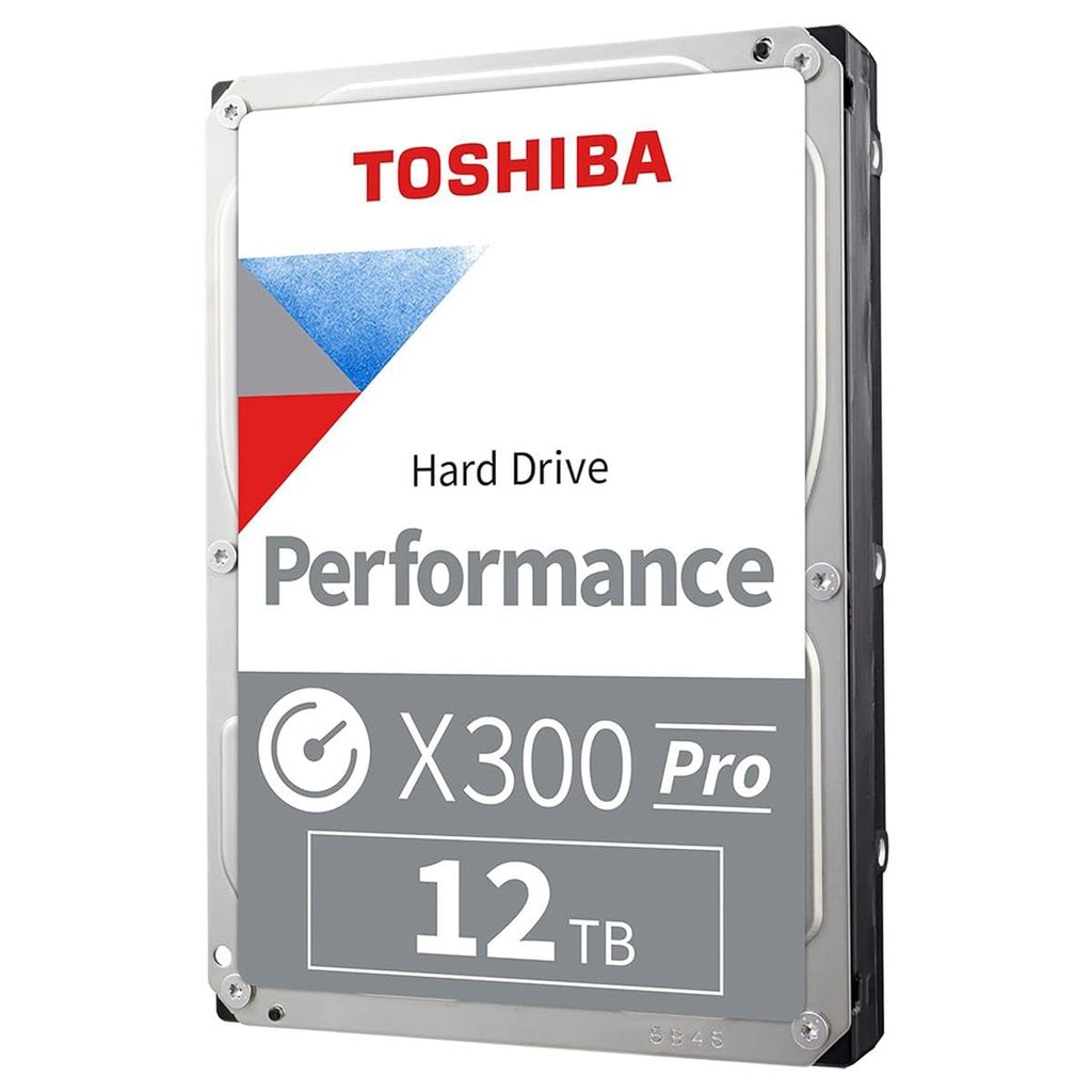 Toshiba X300 PRO 16TB High Workload Performance for Creative Professionals 3.5-Inch Internal Hard Drive – Up to 300 TB/Year Workload Rate CMR SATA 6 GB/s 7200 RPM 512 MB Cache - HDWR51GXZSTB