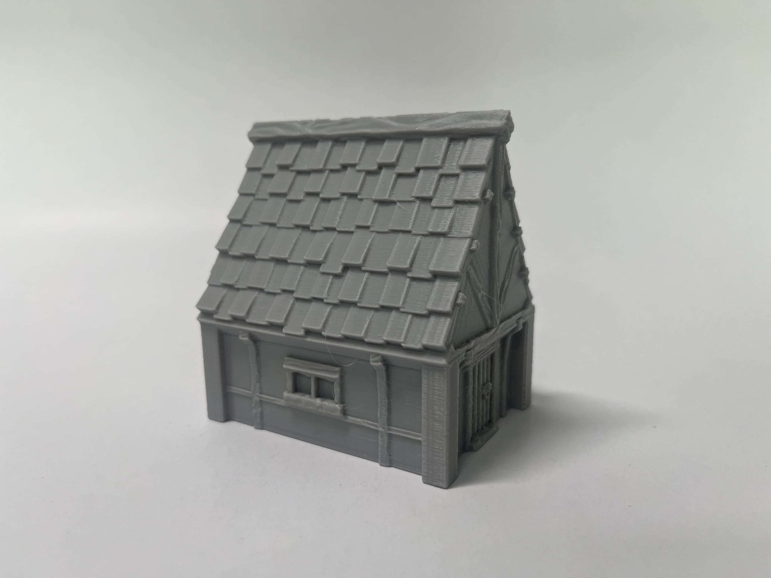 Paintable Tabletop Miniature Little Town Building Terrains - 18mm Scale Dioramas Building Set Scenery with Medieval Architecture Style by HAUTICO (HVillageHouses4-1)