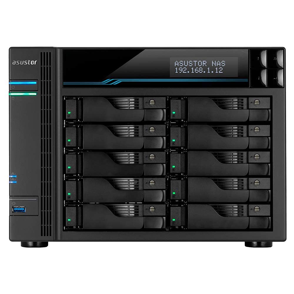 Asustor Lockerstor 2 Gen2 AS6702T - 2 Bay NAS Plex Media Server (Diskless)