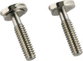 E-outstanding D Ring Hinged Screw 2PCS 1/4-20 Thread D-Ring Stainless Steel Camera Fixing Screws for Camera Tripod Monopod QR Plate 26mm Length