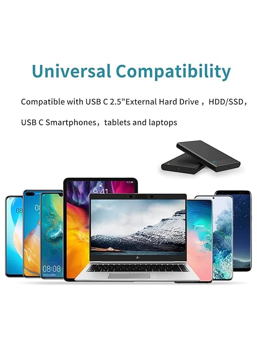 CableCreation USB C to USB A Cable 1FT,USB 3.1 USB 3.2 Gen2 10Gbps USB A to C Data Cable, Android Auto Cord 3A for USB C External SSD MacBook Pro iPad S21, iPhone 16/15 Pro Max Plus,0.3m