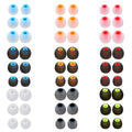 MMYQXI 54 PCS Silicone Replacement Earbud Tips Earbud Cap Eartips Fit for in-Ear Earbuds(Inner Hole 3.8mm -5.1mm) Headphones Earbud Rubber Tips S M L