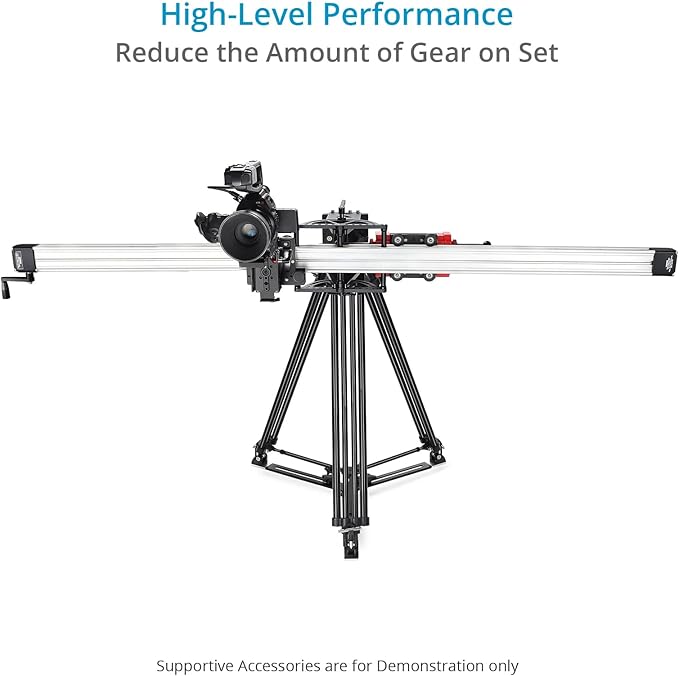 Proaim Cambird Pro 4-in-1 Gear. 6ft Video Camera Slider. Portable Mini Jib. Tower. Hi-hat .Vertical Payload - 10kg / 22lb. Horizontal Payload: 12kg / 26lb. (SL-CBPR-01)