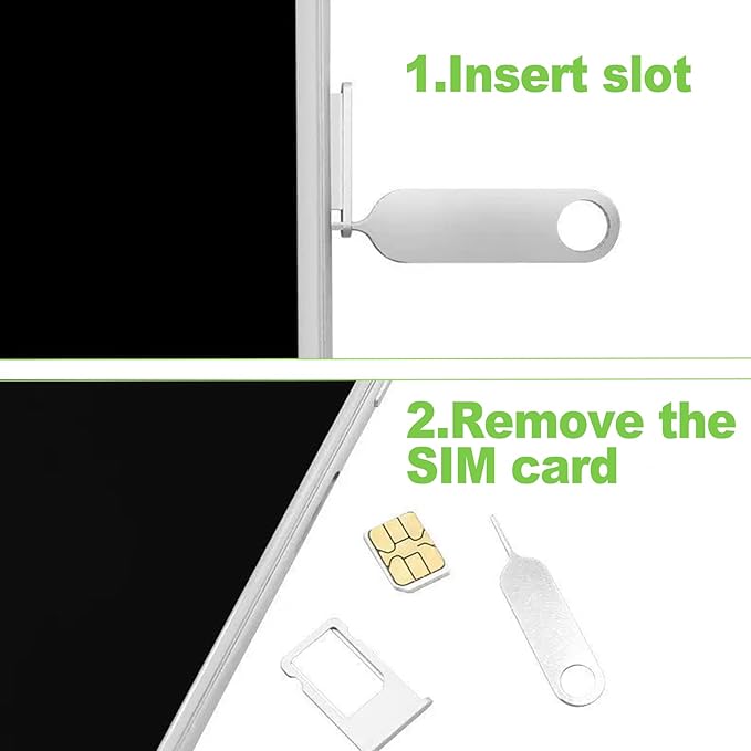 ZukoCert 16 Pieces SIM Card Removal Tool Set, Multi-Functional SIM Ejector Tool, SIM Card Pin, Phone SD Card Removal Tool Key, Universal for Smartphone