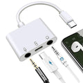 USB C to Microphone Adapter USB-C to 3.5mm Audio Adapter for Live-Streaming