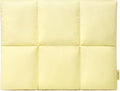 Comfyable Puffy Laptop Sleeve 15 Inch 16 Inch, Quilted Puffer Laptop Carrying Case, Pillow Pouch Compatible for MacBook Air 15 in M4 2025 & MacBook Pro 16 in M4 2024, Butter Yellow