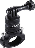PULUZ Bike Camera Handlebar Mount for Gopro Hero 12/11/10/9/8/7/6 Bike Motorcycle Mount Clip, 360 Degree Rotation Aluminum Bicycle Bracket for DJI OSMO Action&Xiaoyi Camera
