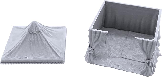 EnderToys Traveler's Camp II by Printable Scenery, 3D Printed Tabletop RPG Scenery and Wargame Terrain 28mm Miniatures