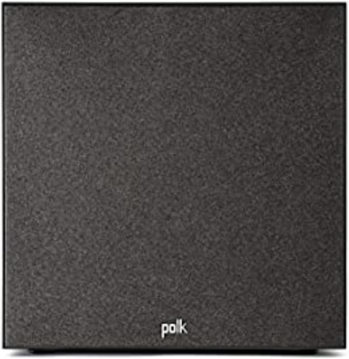 Polk Monitor XT12 Powered Sub - 12" Dynamic Balanced Woofer & 100W Class A/B Amplifier, Low-Resonance MDF Cabinet & Removable Grille, Dolby Atmos & DTS:X Compatible, Midnight Black