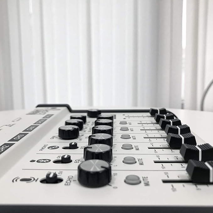 Maker hart Loop Mixer 8 3.5mm/6.3mm JACK/Bluetooth/Phono EQ Pre-amplify/microphone Compatibility/audio mixer