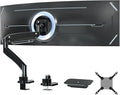 Ultrawide Monitor-Arm Heavy Duty 22-57‘’ - PUTORSEN Aluminum Single Monitor Mount Holds up to 59.4 lbs, Premium Adjustable Desk Mount Stand, VESA 75/100/200 mm, Black