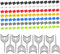 105 PCS USB Port Blockers with 10 Locks for PC, Laptop Removable Type-A Data Protection,Dust & Moisture Resistant Shield（Mixed Colors Packs Svailable for Port Sorting）