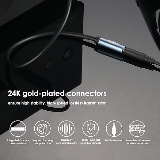 MillSO 3.5mm Headphone Extension Cable (6.6 Feet) TRRS 3.5mm Male to Female Stereo Audio Jack Extension Adapter Auxiliary AUX Cord for Headphones, Earbud, Speaker, Car Stereo, Home HiFi System