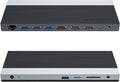 WAVLINK USB C Docking Station 4K Triple Display (2 HDMI + 1 Displayport) with 100W PC Charging, Gigabit Ethernet, 4 USB 3.0, SD/TF Card Slot, Audio, for Dell HP MacBook Lenovo and Other USB C Laptops