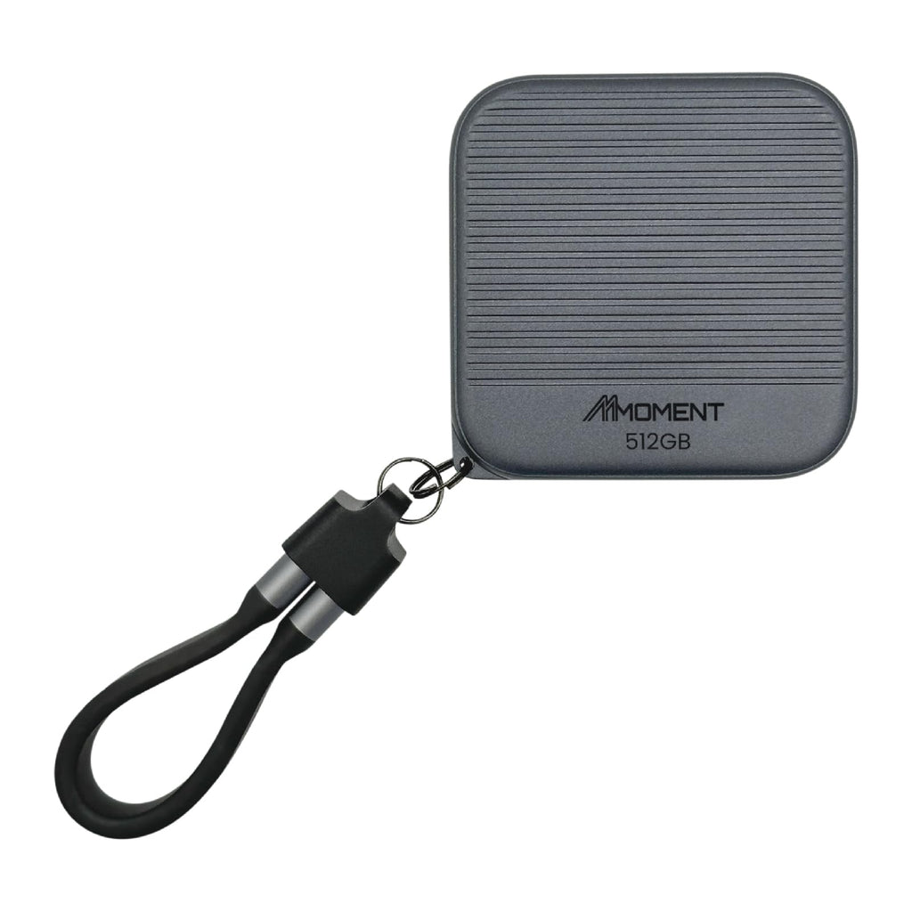 MMOMENT 512GB Portable SSD Magnetic Phone SSD, Dual USB-C, 950MB/s P100