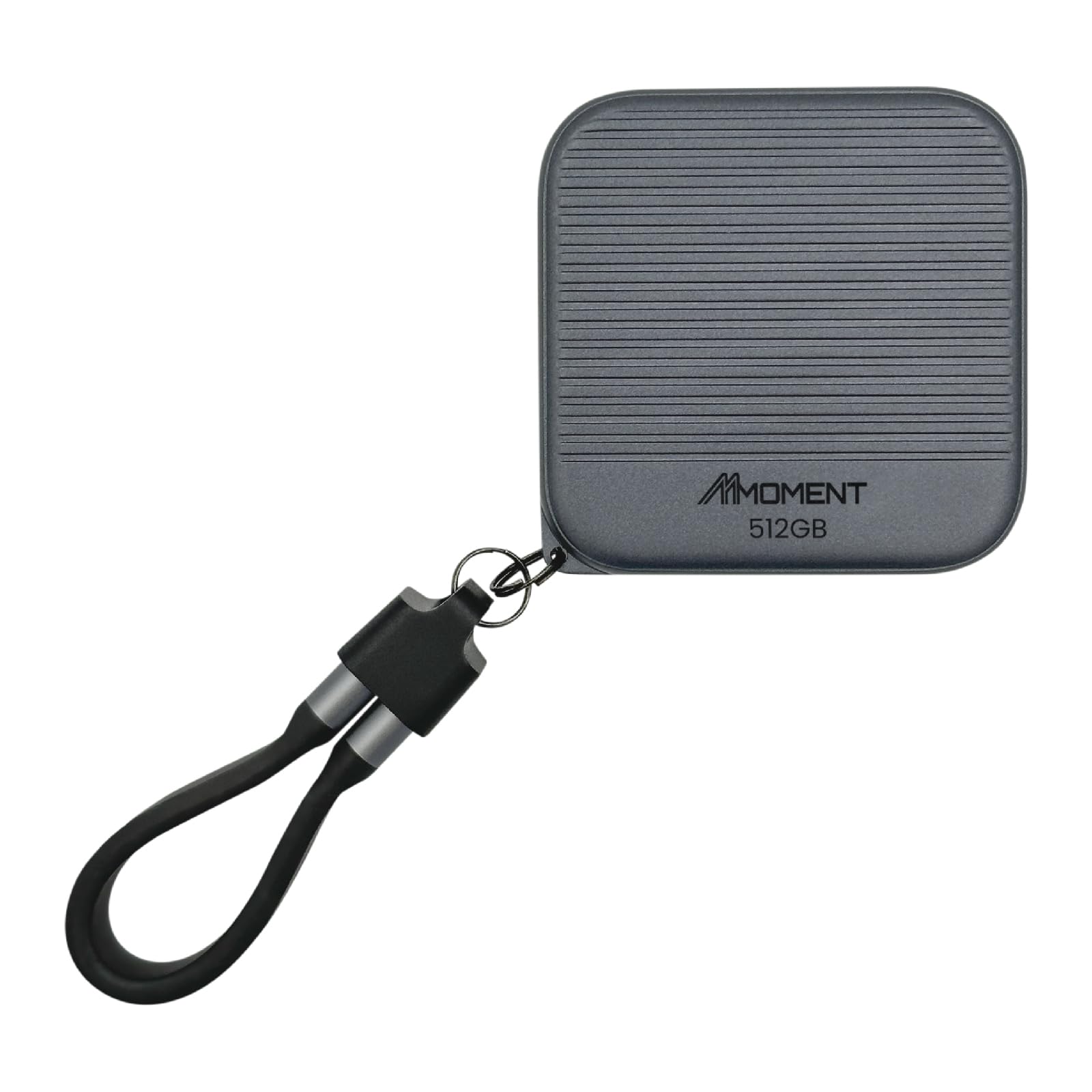 MMOMENT 512GB Portable SSD Magnetic Phone SSD, Dual USB-C, 950MB/s P100