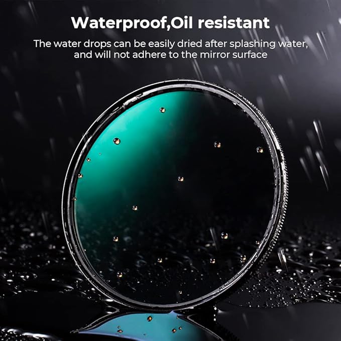K&F CONCEPT 105mm Circular Polarizers Filter Polarizing Filter 28 Multi-Layer Coated Super Slim High Definition CPL Lens Filter (Nano-X Series)