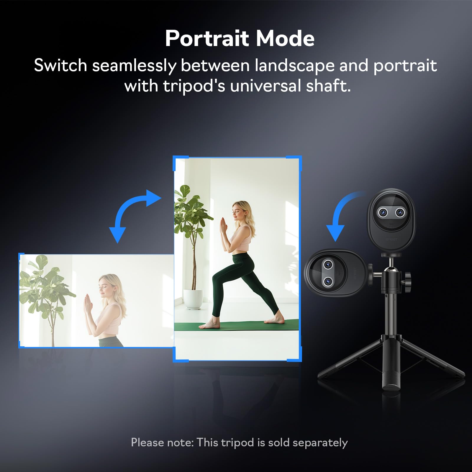 EMEET Piko 4K Webcam for Streaming, World’s 1st Dual-Camera AI-Powered 4K Camera w/AI Autofocus