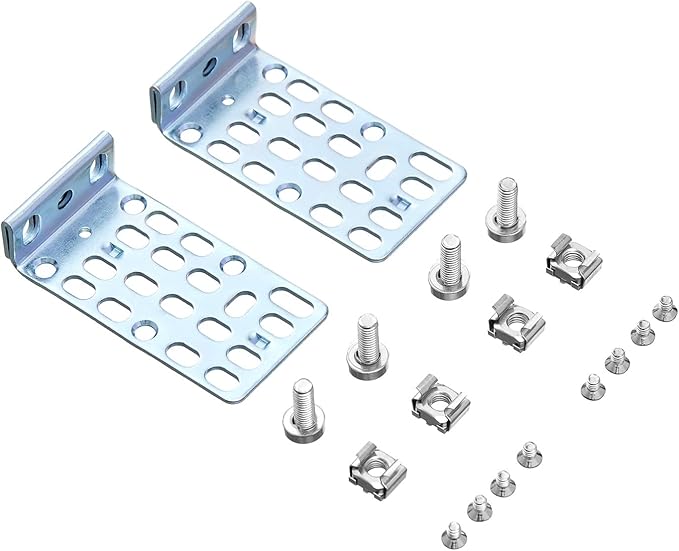 1U Rack Mount Kit for Cisco Switches Rack Ears for Catalyst 3750/3750G/3750V2 Series and 2960 Series