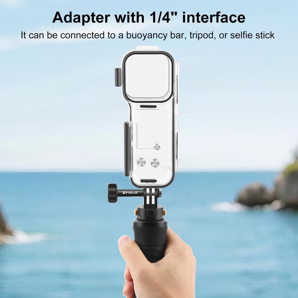 PULUZ Waterproof Case for DJI Osmo Pocket 3, 147FT/45M Diving Housing