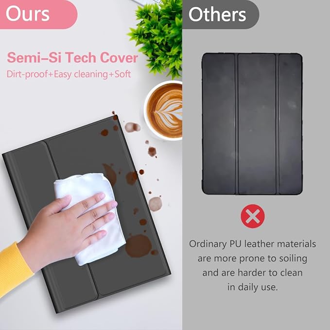 Keyboard Case for Samsung Galaxy Tab A9 Plus 5G 11 inch 2023 (SM-X210/X216/X218), Magnetic Detachable Wireless Keyboard Bluetooth, Smart Folio Cover with S Pen Holder for Galaxy Tab A9+ 11“（Black）