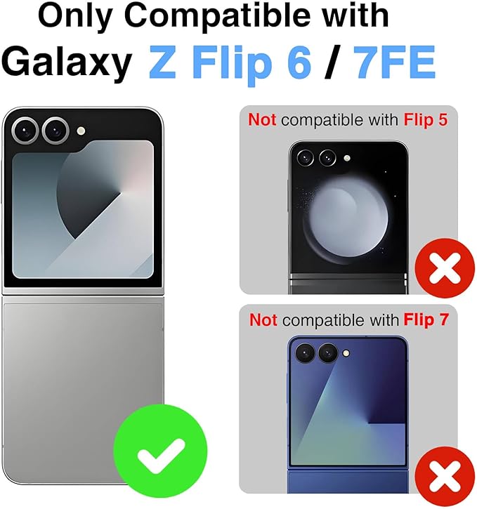 STORMTAL for Samsung Galaxy Z Flip 6 Case/Z Flip 7 FE Case, Hinge Protection, Built-in Screen Protector, Wireless Charging, Slim Rugged Phone Protective Case for Galaxy Z Flip 6 Green