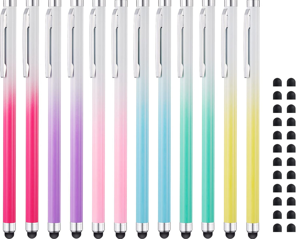 Stylus Pens for Touch Screens 12 Pack, Linfanc High Sensitivity and Precision Capacitive Stylus Pens for iPad, Tablets, Smartphones
