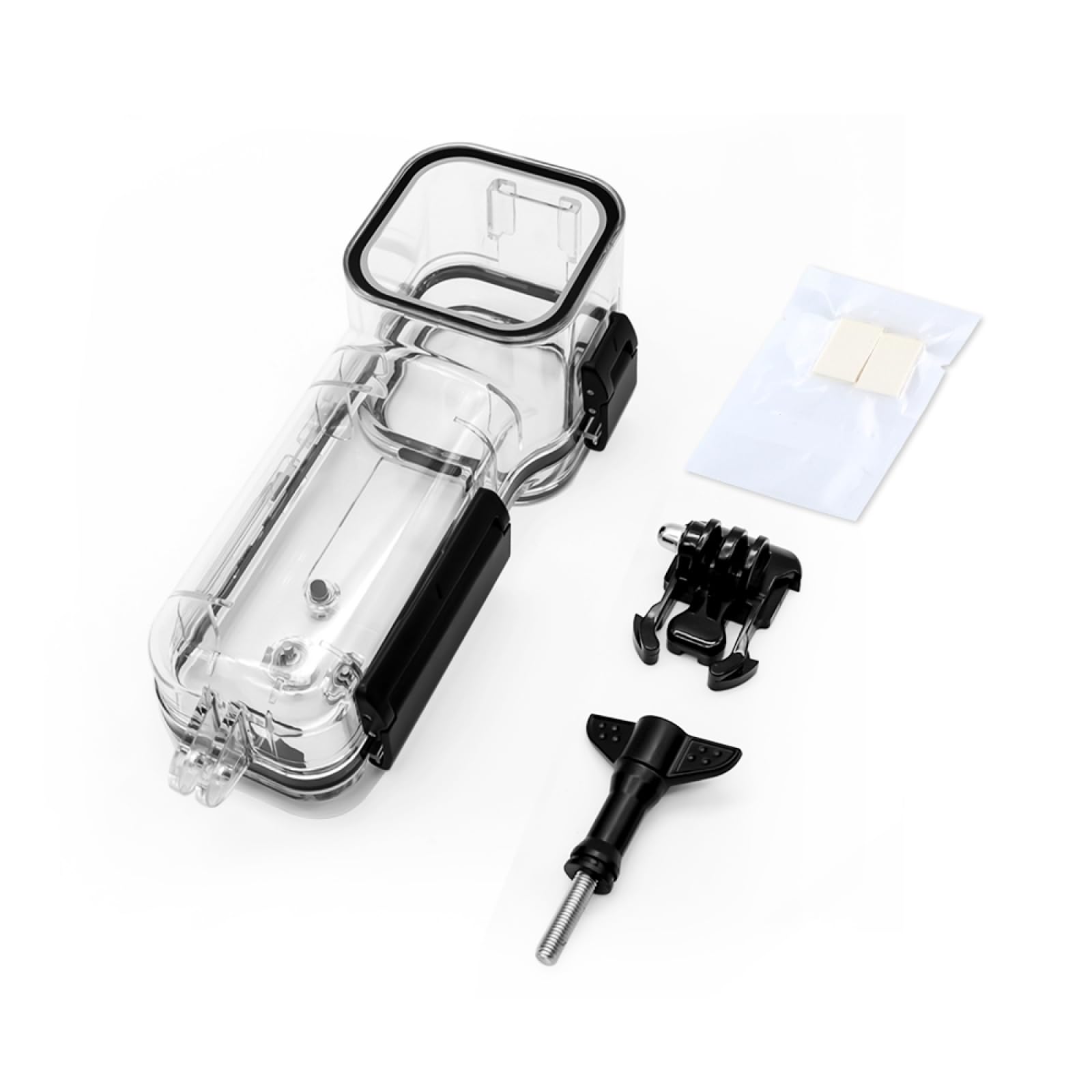 PULUZ Dive Case for DJI Osmo Pocket 3 Waterproof Case PC Protective Shell 45M/147FT Underwater Diving Housing Cover with Accessories for Osmo Pocket 3 Action Camera
