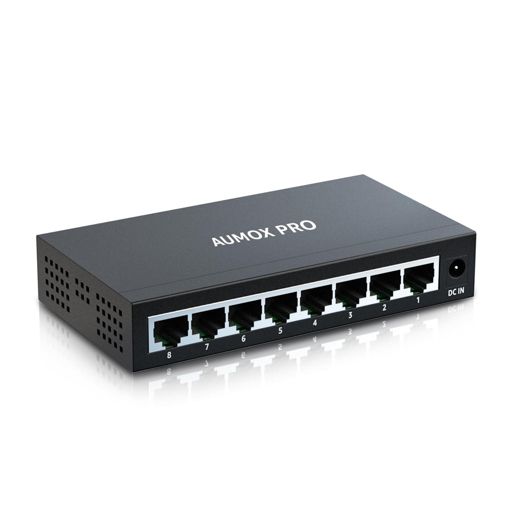AUMOX PRO 5 Port Gigabit PoE Switch 78W 4 PoE+1 Uplink VLAN Unmanaged