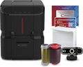Bodno Matica MC320 Direct-to-Card Single Sided ID Card Printer & Complete Supplies Package Bronze Edition ID Software
