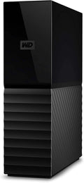 Western Digital 4TB My Book Desktop External Hard Drive, USB 3.0, External HDD with Password Protection and Backup Software - WDBBGB0040HBK-NESN