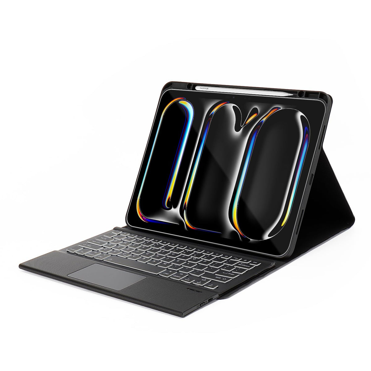 Sahara - Navigate Series Keyboard Case with Track Pad for iPad Pro 13" (M4 2024/M5 2025), Black, (TB00388)
