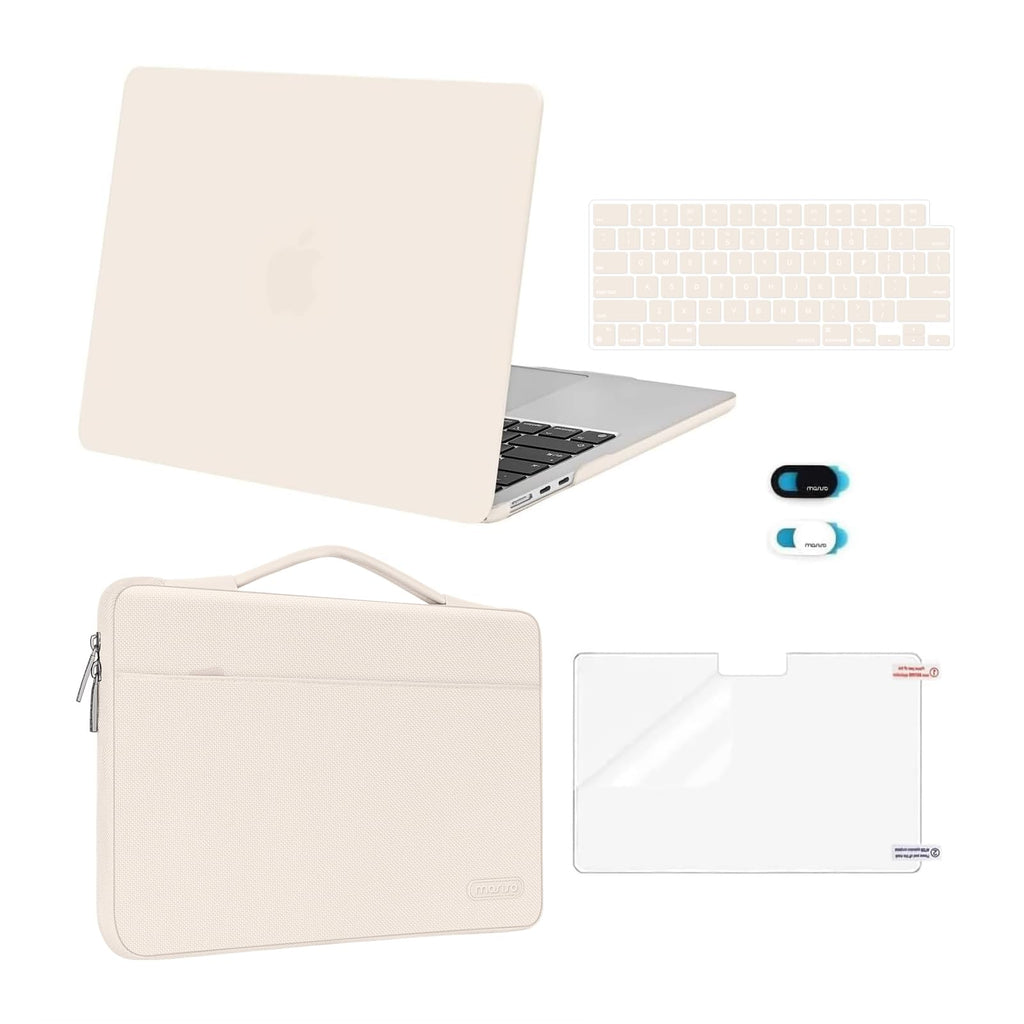 MOSISO Compatible with MacBook Air 13 inch Case M5 M4 M3 M2 2026-2022