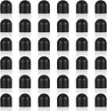 36Pcs Stylus Tips Replacement Tips Only, Soft Rubber Tip, 0.24inch (6mm) Replacement Nibs for Touch Screen Pen, Universal Stylus Ends, No Scratches
