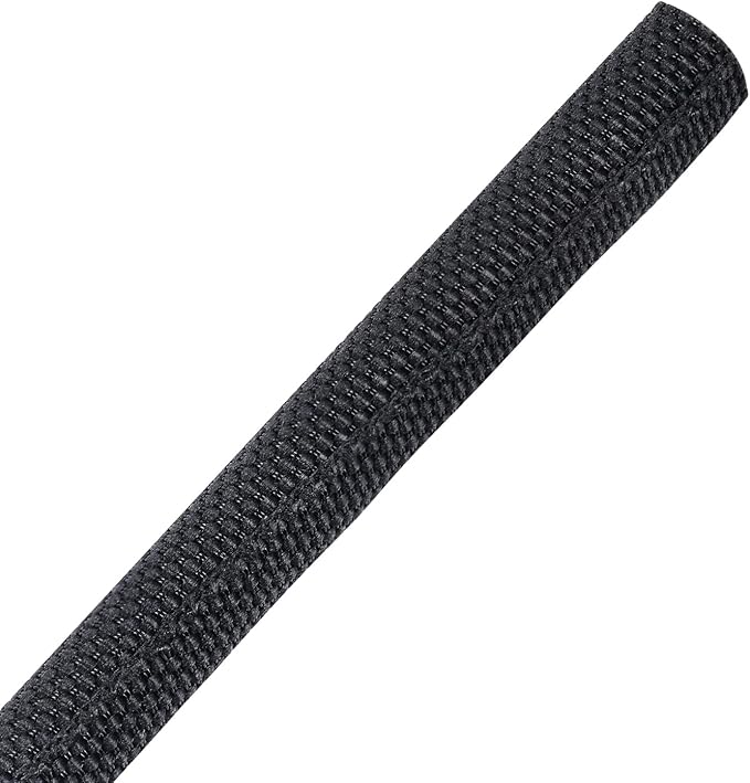 Black Braided Wire Loom Mesh Woven Split Sleeving for Automotive Wires/Audio Video Cables/Office Harness/Multi-Cable Strings (1/4" - 68 Feet)