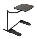 Stander Wonder Tray, Adjustable Swivel Table, Large Laptop Stand, Couch Desk, Side Tables & Gaming Bench, TV-Trays for Eating on Couches, Chairs, Recliners, Black